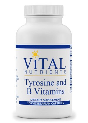 Tyrosine and B-Vitamins by Vital Nutrients